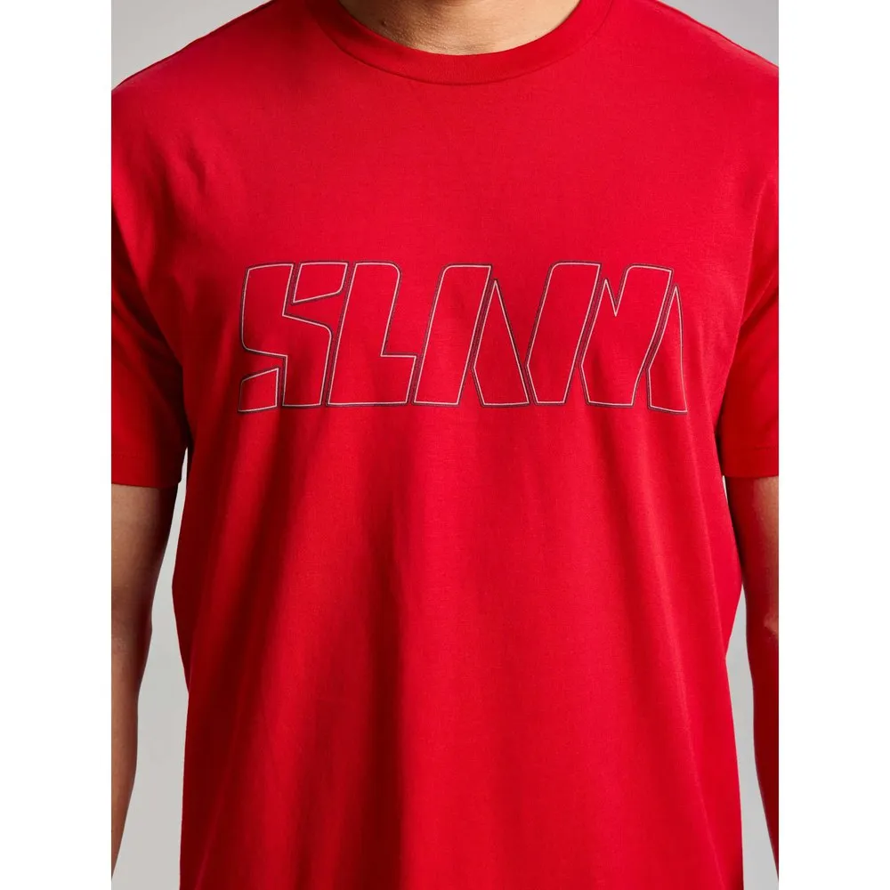 Купить Slam A112007S00-W07-XS Футболка с коротким рукавом Logo Красный Real Red XS 7ft.ru в интернет магазине Семь Футов