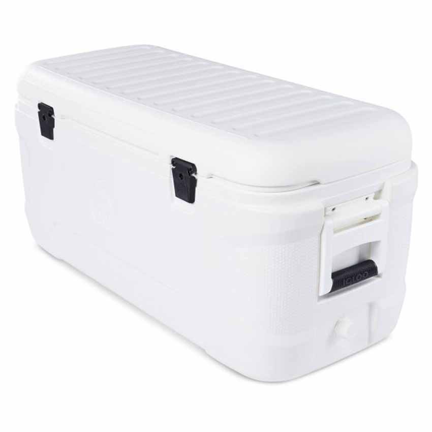 Купить Igloo coolers 60249 Marine Contour 120 113L Жесткий портативный кулер  White 96 x 42 x 47 cm 7ft.ru в интернет магазине Семь Футов