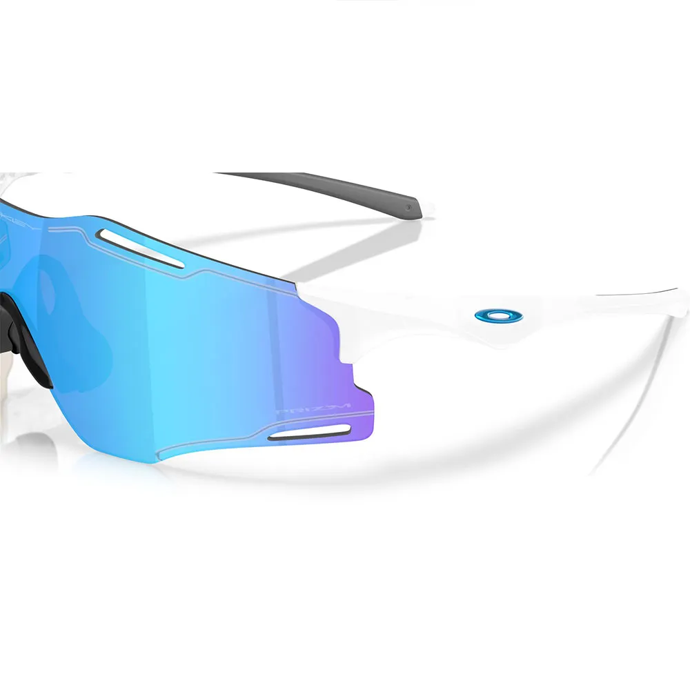 Купить Oakley OO9512-0239 Солнцезащитные очки Cybr zero Бесцветный Polished White Prizm Sapphire/CAT3 7ft.ru в интернет магазине Семь Футов
