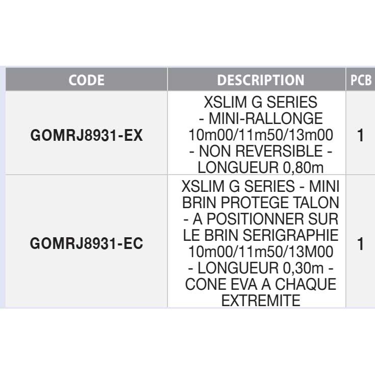 Купить Garbolino GOMRJ8931-EX X Slim G Series Mini Расширение Серебристый 0.80 m 7ft.ru в интернет магазине Семь Футов