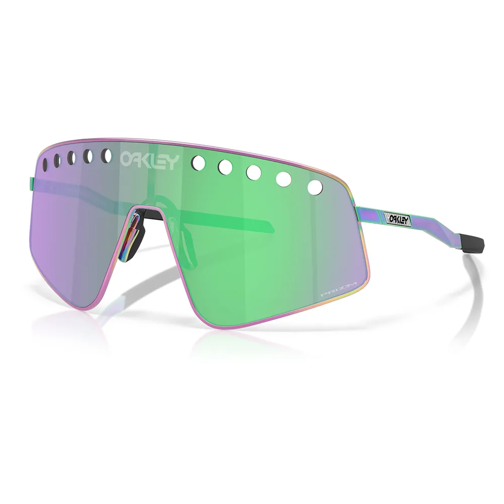 Купить Oakley OO6025-0538-38 Солнцезащитные очки Sutro ti sweep Бесцветный Polished Oil Slick Prizm Road Jade/CAT3 7ft.ru в интернет магазине Семь Футов