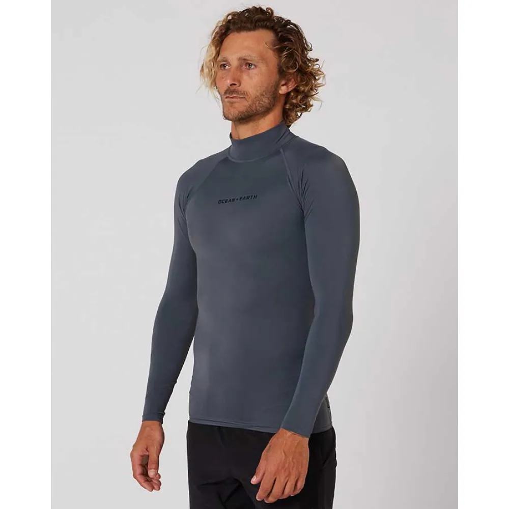 Купить Ocean & earth smrs22-charcoal-xl Rash guard с длинным рукавом Script 20x15x3 7ft.ru в интернет магазине Семь Футов
