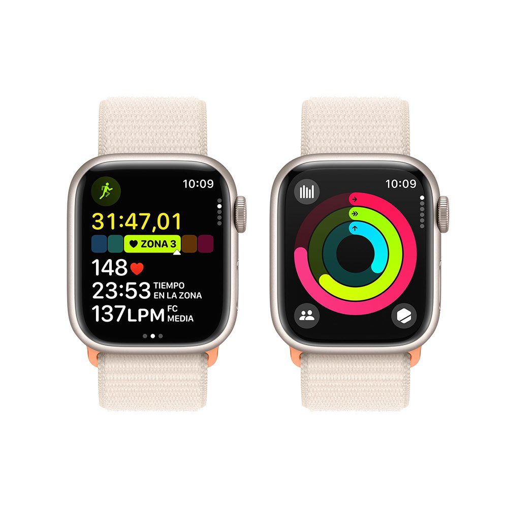 Купить Apple MR983QL/A Watch Series 9 GPS Sport Loop 45 mm Бежевый Starlight 7ft.ru в интернет магазине Семь Футов