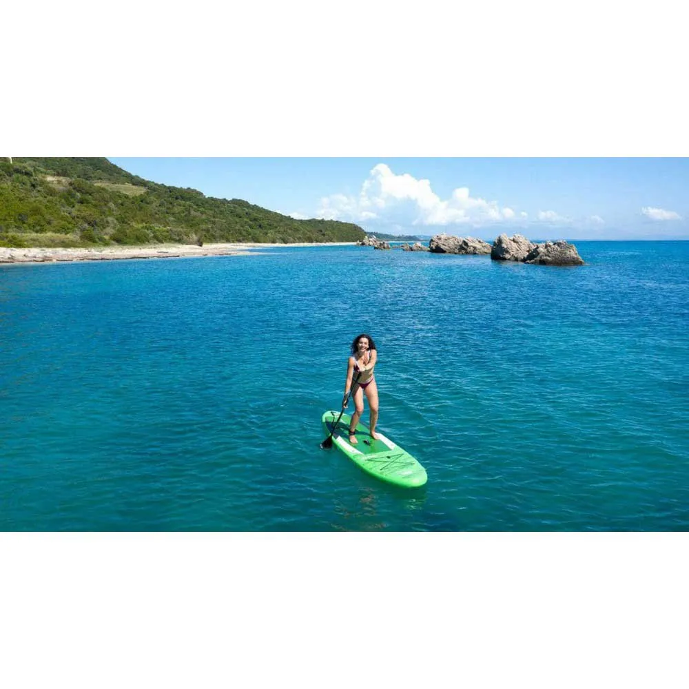 Купить Aqua marina bt-21brp Надувной комплект для падлбординга Breeze 9´10´´ Green 41x25x90 299.7 cm 7ft.ru в интернет магазине Семь Футов