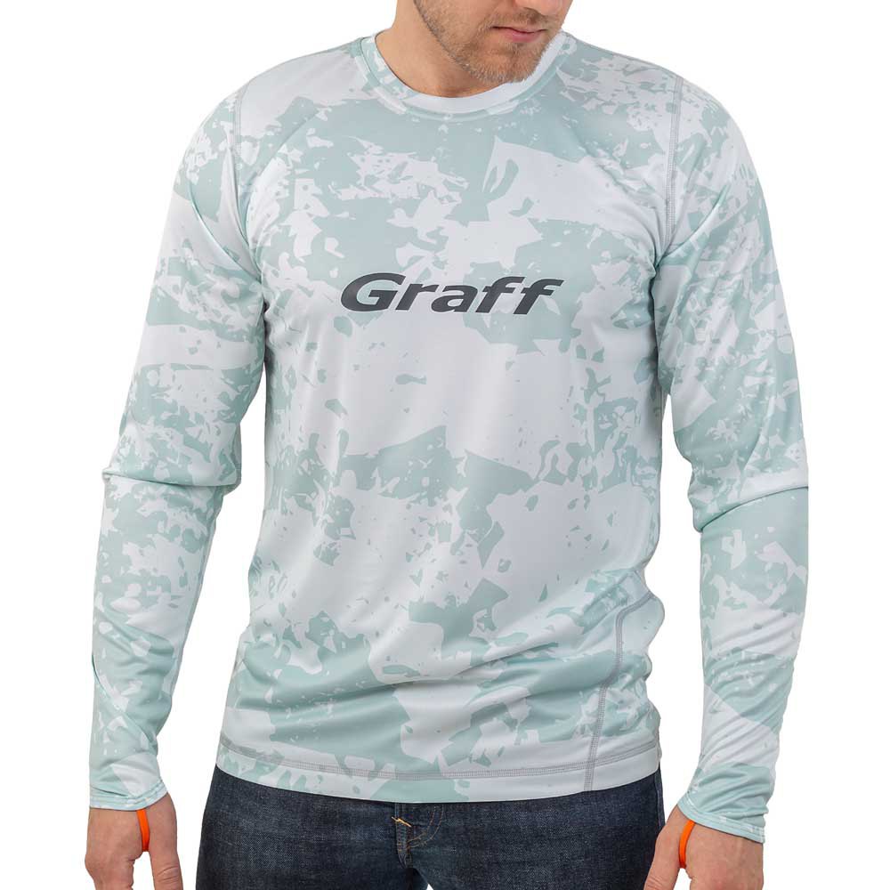 Купить Graff 961-CL-14A-3XL Футболка с длинным рукавом UPF 50 961 CL-14A Голубой Mint 3XL 7ft.ru в интернет магазине Семь Футов