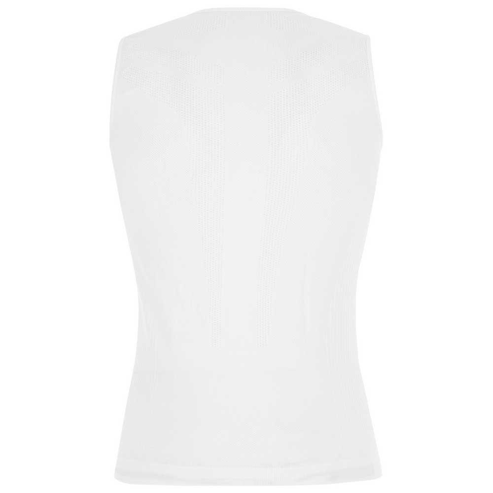 Купить Santini BM002GLLRETE-BI-XL Безрукавная базовая футболка Rete Ergo-Fit Белая White XL 7ft.ru в интернет магазине Семь Футов