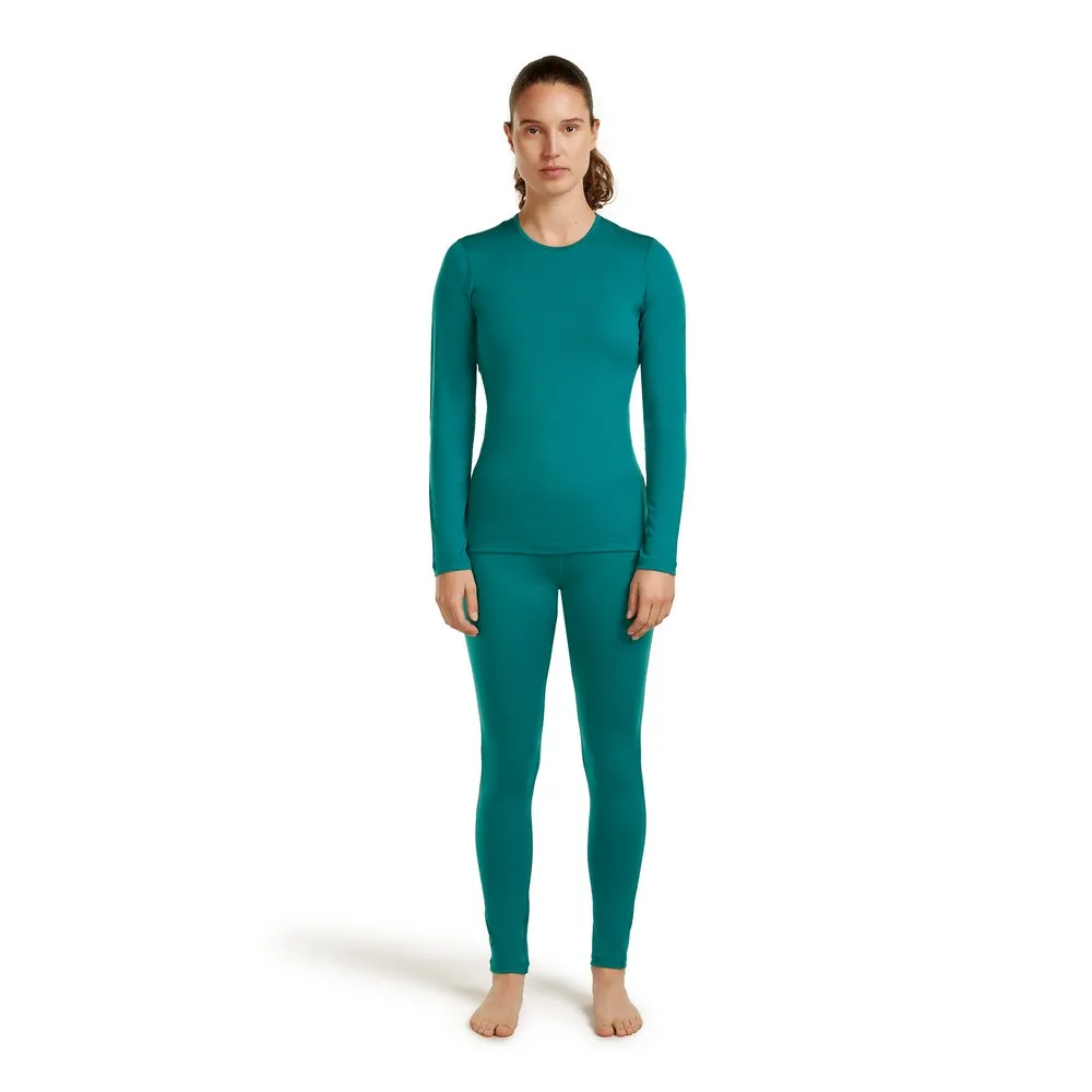 Купить Icebreaker 1043750lg/xs Базовый слой с длинным рукавом Merino 200 Oasis Crewe Tidal Teal 30x25x2 7ft.ru в интернет магазине Семь Футов