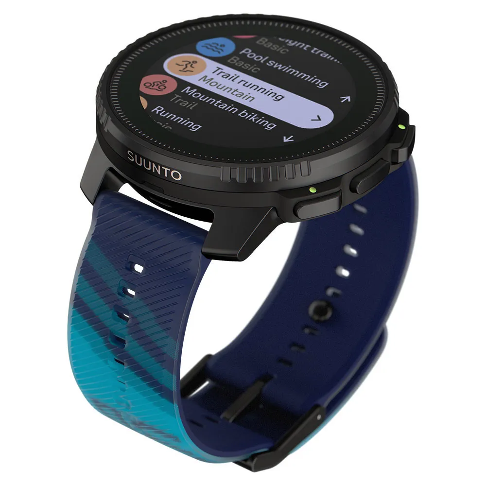 Купить Suunto SS051032000 Часы Vertical Solar UTMB World Series Голубой All Black / Navy Blue 7ft.ru в интернет магазине Семь Футов