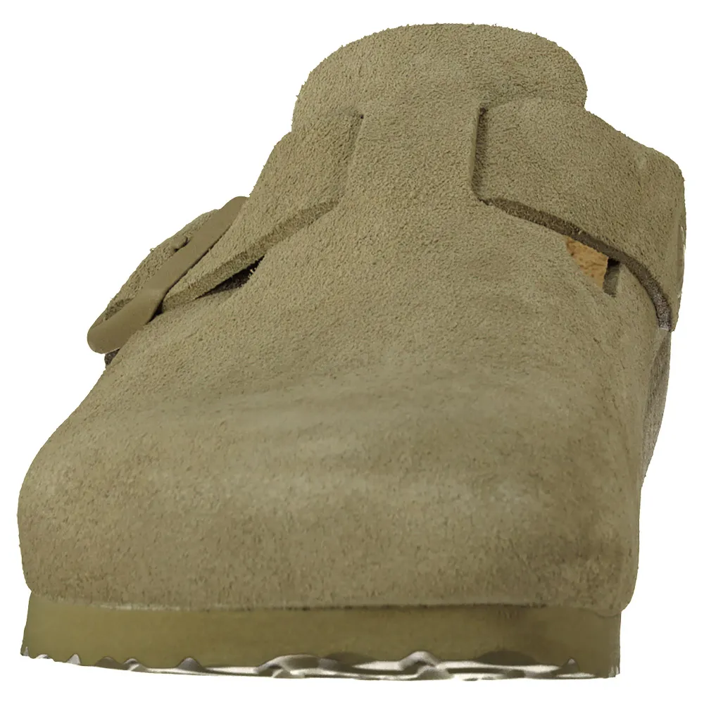 Купить Birkenstock 1025844-39 Деревянные башмаки Boston Leve Narrow Fit Faded Khaki 35x25x15 EU 39 7ft.ru в интернет магазине Семь Футов