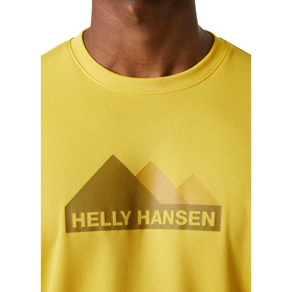 Купить Helly hansen 63088_348-XL Футболка с коротким рукавом Tech Graphic Gold Rush XL 7ft.ru в интернет магазине Семь Футов