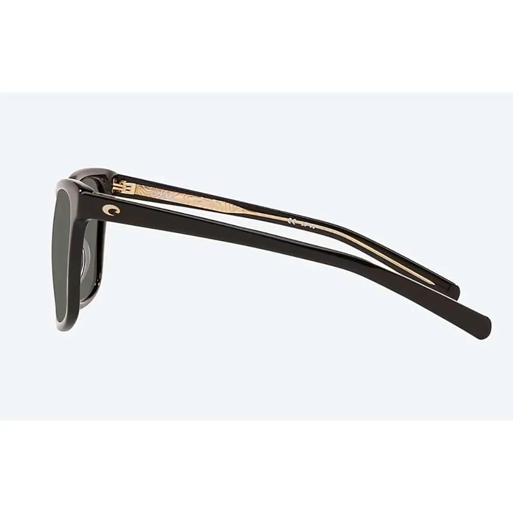 Купить Costa 06S2009-20090157 Зеркальные поляризованные солнцезащитные очки May Золотистый Shiny Black Blue Mirror 580G/CAT3 7ft.ru в интернет магазине Семь Футов