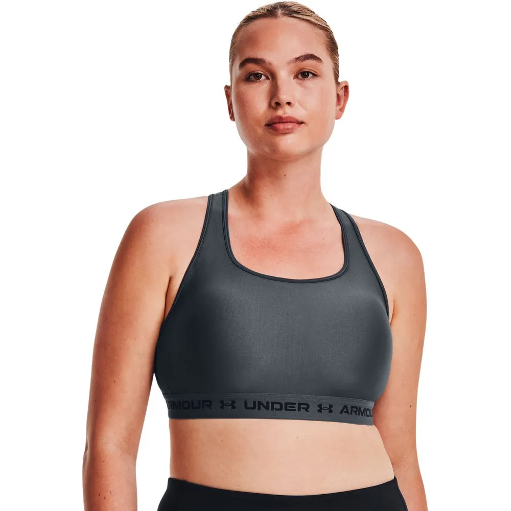 Купить Under armour 1361034-012-xl Спортивный бюстгальтер средней поддержки Crossback Pitch Gray / Pitch Gray / Black 15x15x5 7ft.ru в интернет магазине Семь Футов