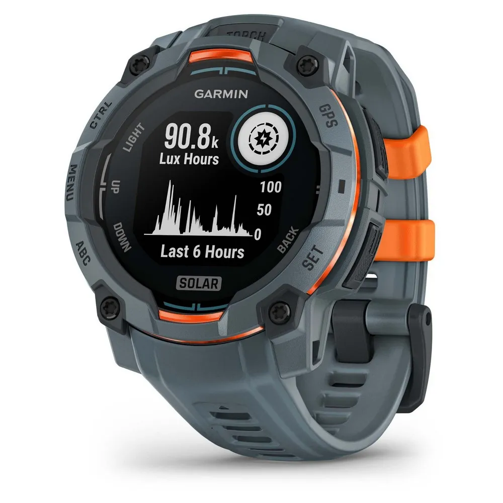 Купить Garmin 010-02934-01 Часы Instinct 3 45 mm Solar  Grey / Grey 7ft.ru в интернет магазине Семь Футов