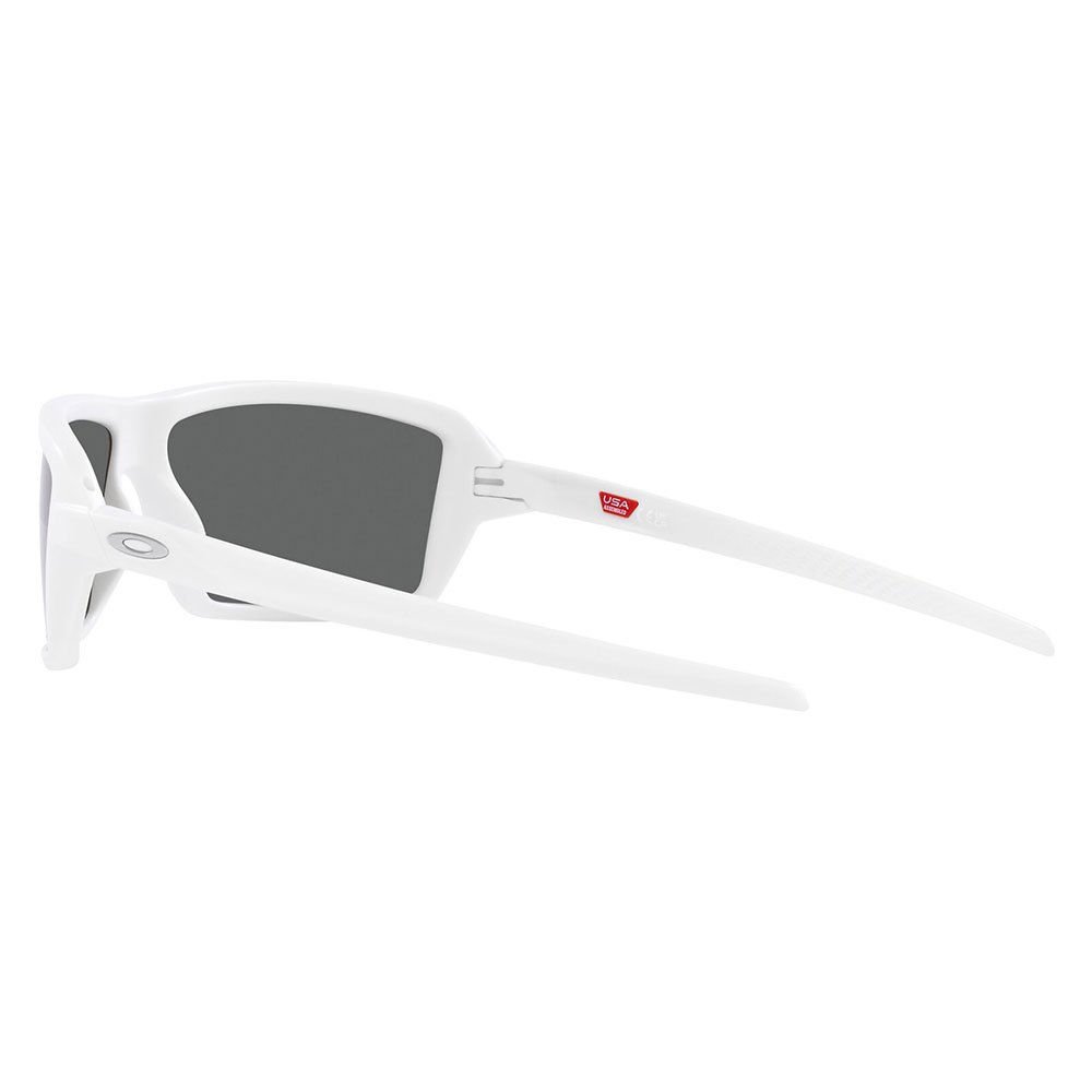 Купить Oakley OO9129-1463 Cables Prizm Поляризованные Очки Matte White Prizm Black Polarized/CAT3 7ft.ru в интернет магазине Семь Футов