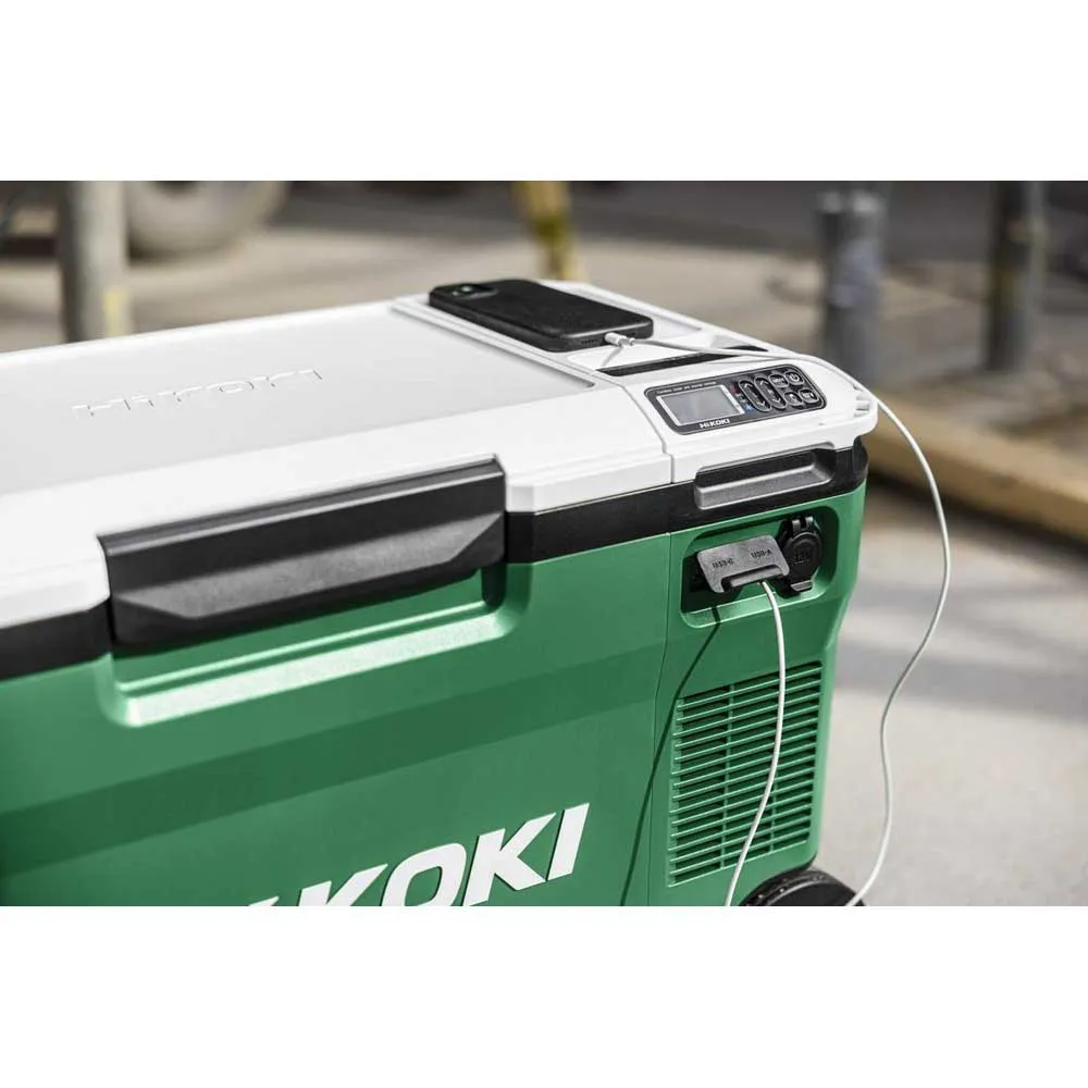 Купить Hikoki UL18DBAW4Z Портативный холодильник 25L Зеленый Black / Green 7ft.ru в интернет магазине Семь Футов