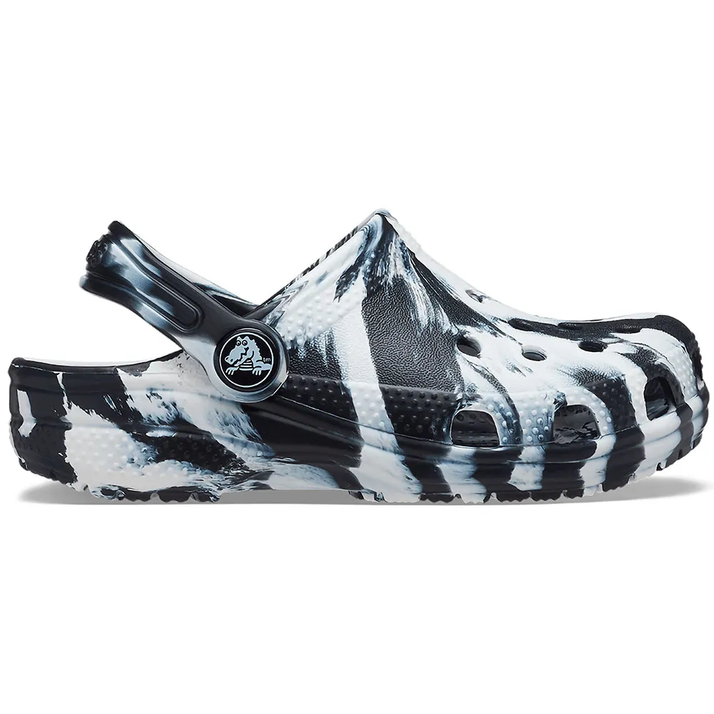 Купить Crocs 206838-066b-c6 Деревянные башмаки Classic Marbled Black / White 35x25x15 EU 22 7ft.ru в интернет магазине Семь Футов