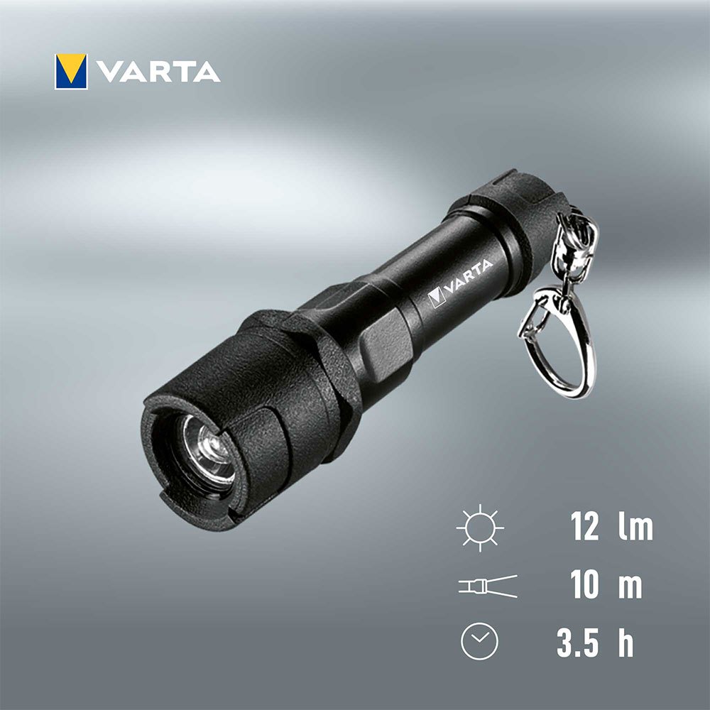 Купить Varta 36469 Indestructible Брелок фонарик Черный Black 7ft.ru в интернет магазине Семь Футов