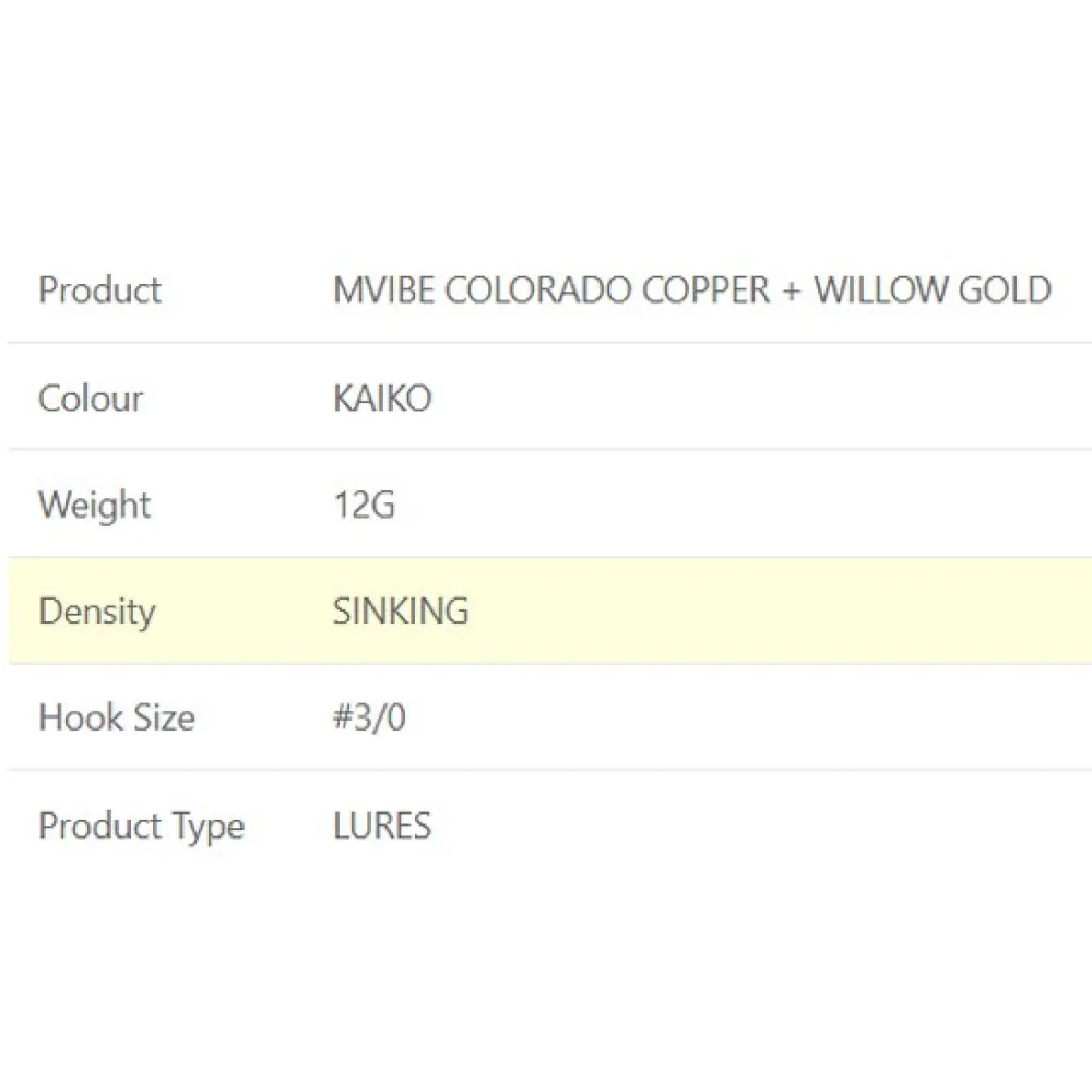 Купить Westin P247-1105-105-UNIT Spinnerbait Mvibe Colorado Copper Willow Gold 3/0 12g Желтый Kaiko 7ft.ru в интернет магазине Семь Футов