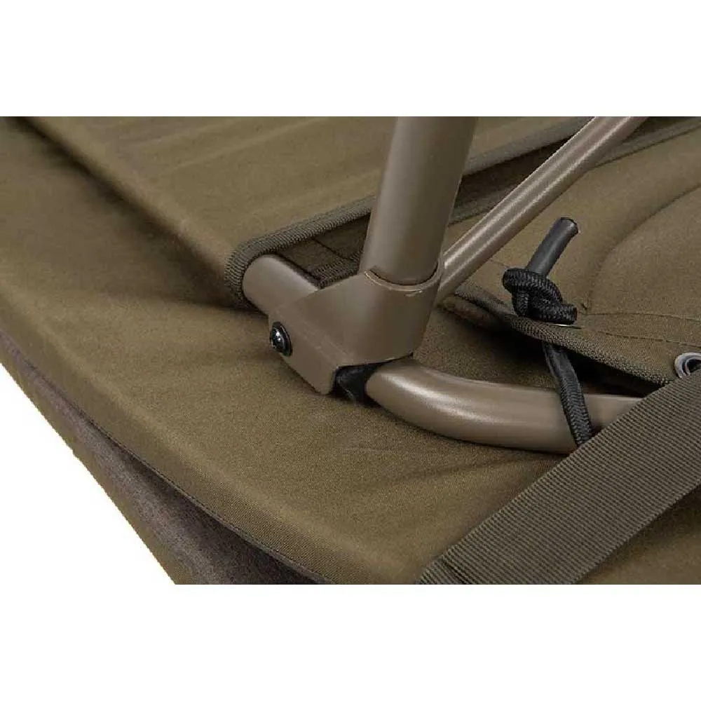 Купить Fox international CBC113 Раскладушка для Карпфишинга Voyager Compact Коричневый Dark Green 205 x 85 x 30 cm 7ft.ru в интернет магазине Семь Футов