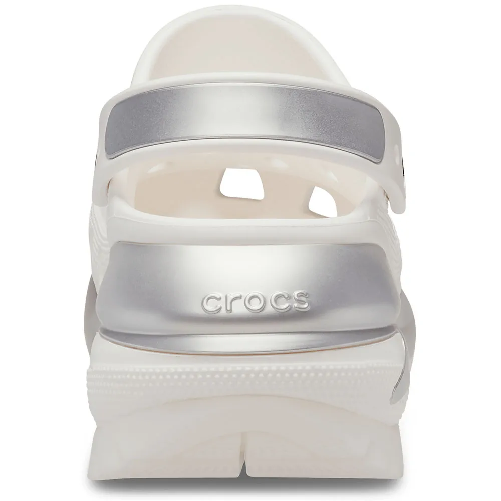 Купить Crocs 210368-138-m5w7 Деревянные башмаки Mega Crush Metallic White / Silver 35x25x15 EU 37 7ft.ru в интернет магазине Семь Футов