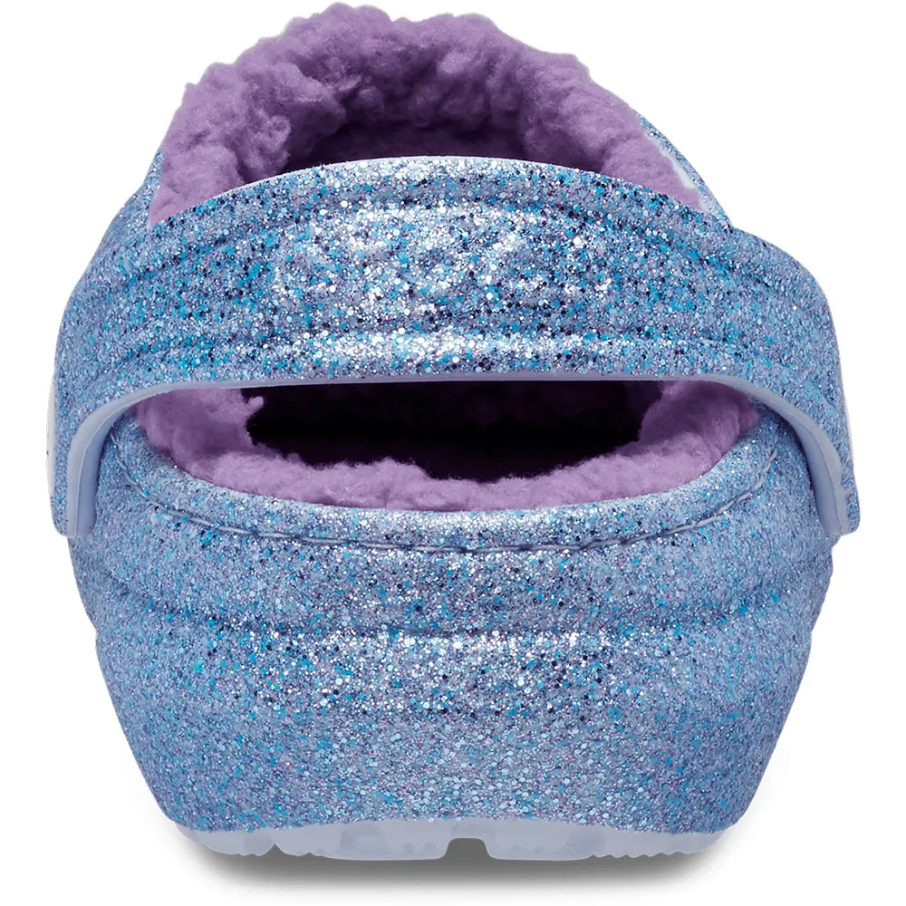 Купить Crocs 207463-4pc-c6 Деревянные башмаки Classic Lined Glitter Toddler Frosted Glitter 35x25x15 EU 22 7ft.ru в интернет магазине Семь Футов
