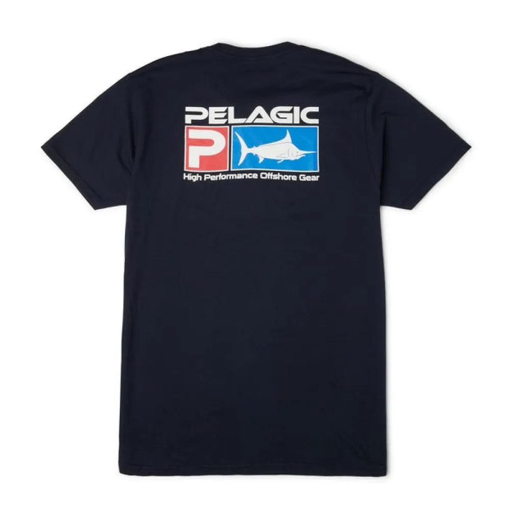 Купить Pelagic 1171251005-nvy-xxxl Футболка с коротким рукавом Premium Deluxe Navy Blue 30x20x5 3XL 7ft.ru в интернет магазине Семь Футов