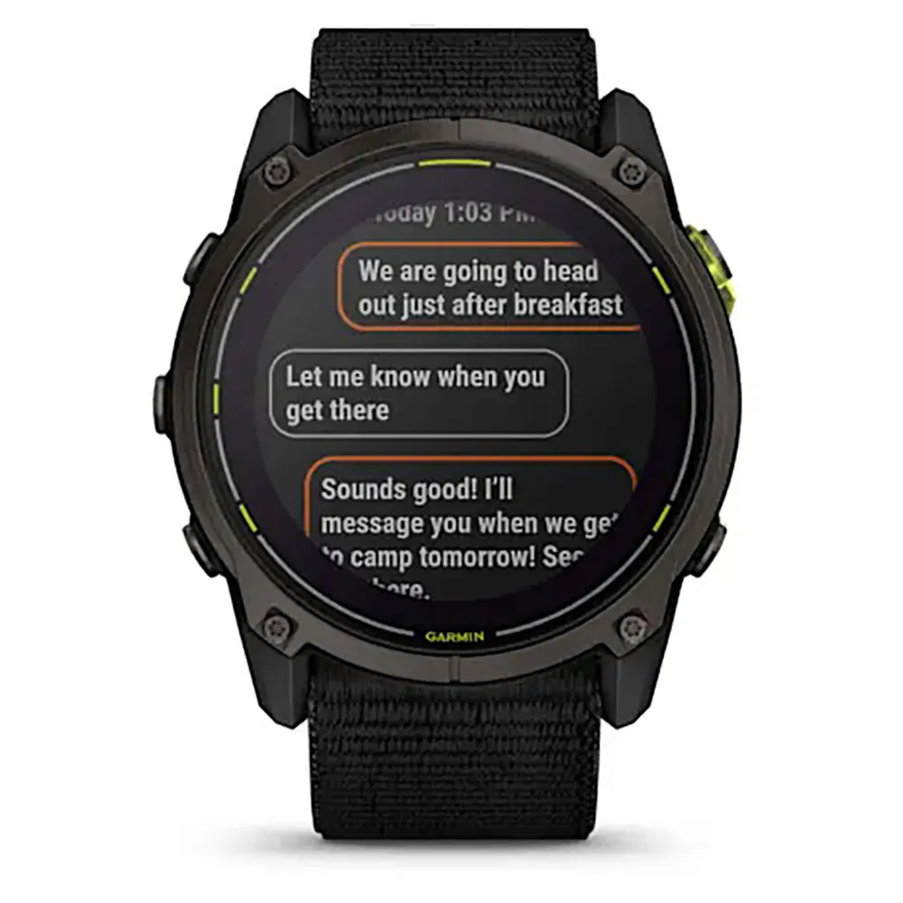 Купить Garmin 010-02751-01 Часы Enduro 3 51 mm Solar Sapphire  Solar / Carbon Gray DLC Titanium / Black 7ft.ru в интернет магазине Семь Футов
