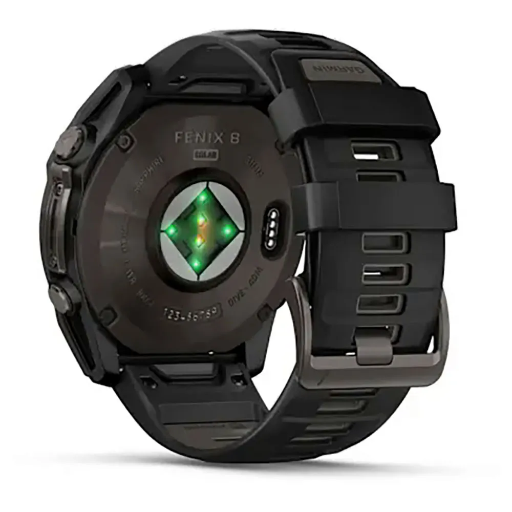 Купить Garmin 010-02907-11 Часы Fenix 8 51 mm Solar Sapphire  Black / Carbon Gray DLC Titanium 7ft.ru в интернет магазине Семь Футов