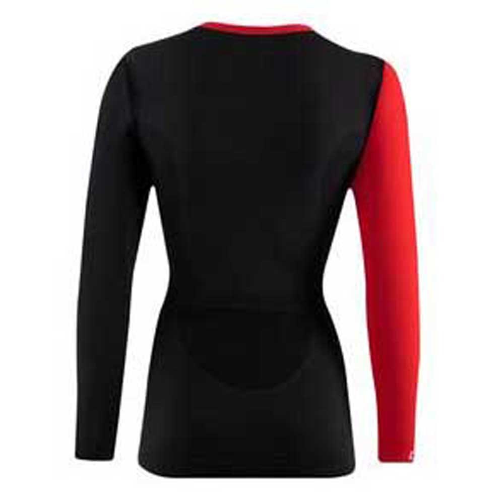 Купить Lenz 243-20-M Базовый слой с длинным рукавом Merino 6.0 Черный Black / Red M 7ft.ru в интернет магазине Семь Футов