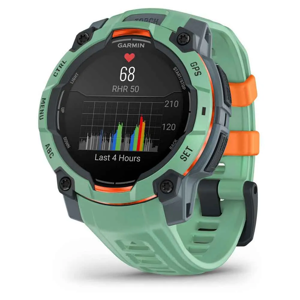 Купить Garmin 010-02936-01 Часы Instinct 3 45 mm Amoled  Green / Green 7ft.ru в интернет магазине Семь Футов