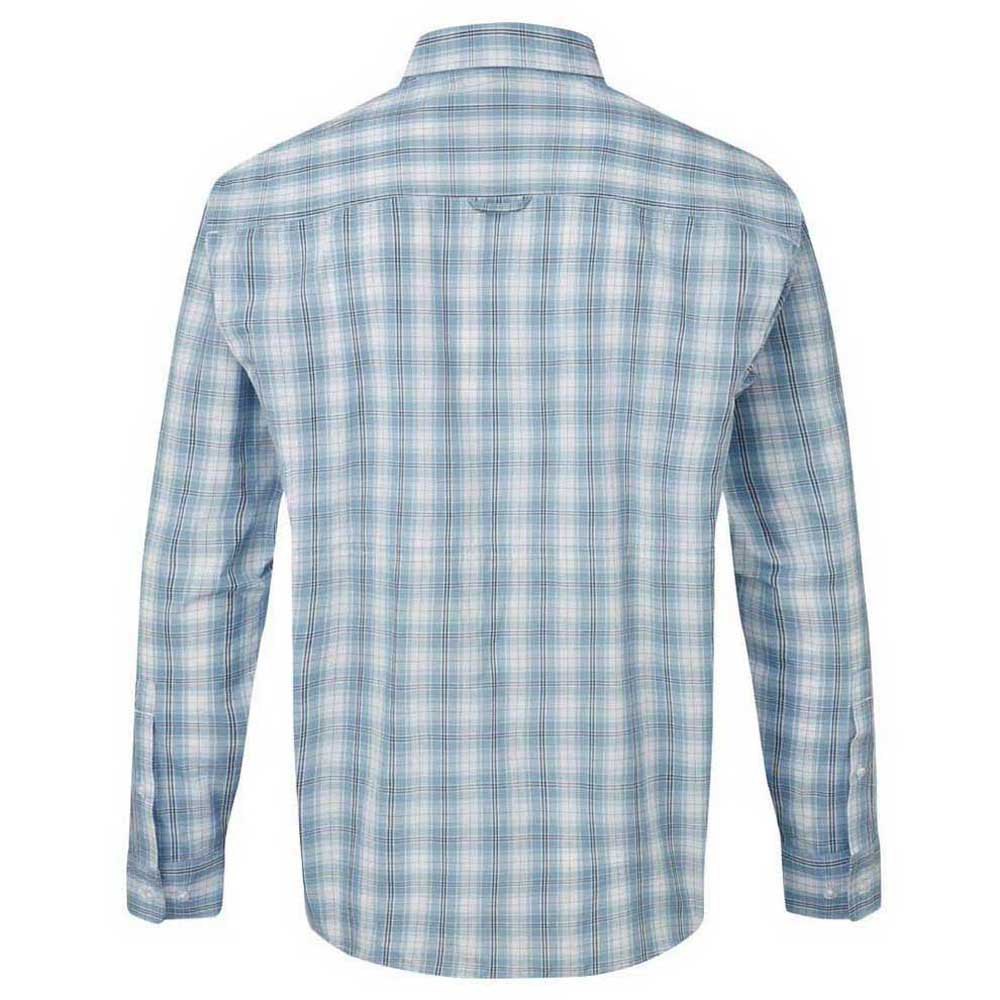 Купить Gill 1113-BLU40-M Рубашка с длинным рукавом Overton Голубой Blue Chjeck M 7ft.ru в интернет магазине Семь Футов