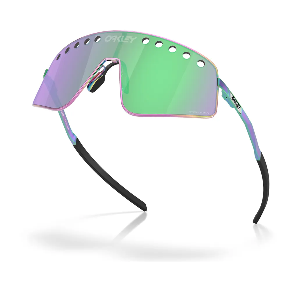Купить Oakley OO6025-0538-38 Солнцезащитные очки Sutro ti sweep Бесцветный Polished Oil Slick Prizm Road Jade/CAT3 7ft.ru в интернет магазине Семь Футов