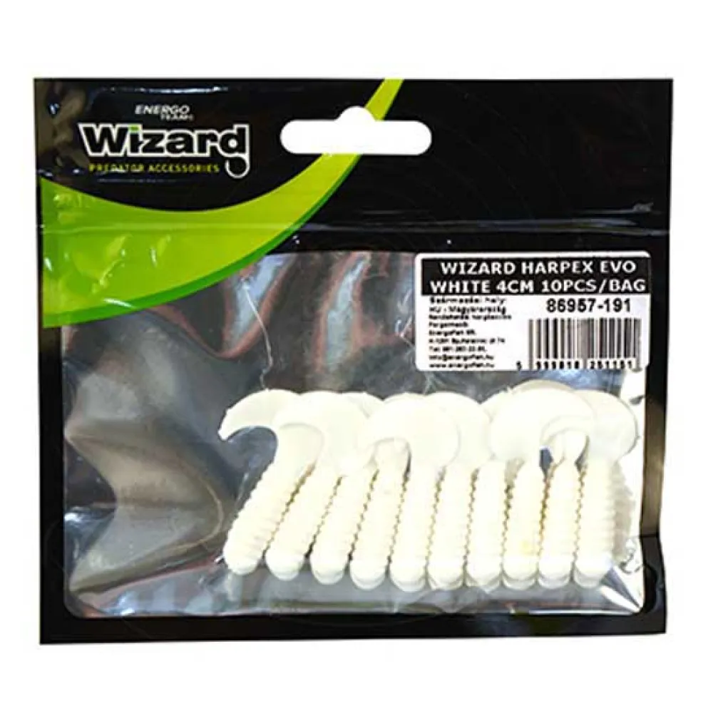 Купить Wizard 86957-191 Мягкий приманка Harpex Twist Larva Evo 40 mm 10 Единицы White 10x7x5 7ft.ru в интернет магазине Семь Футов