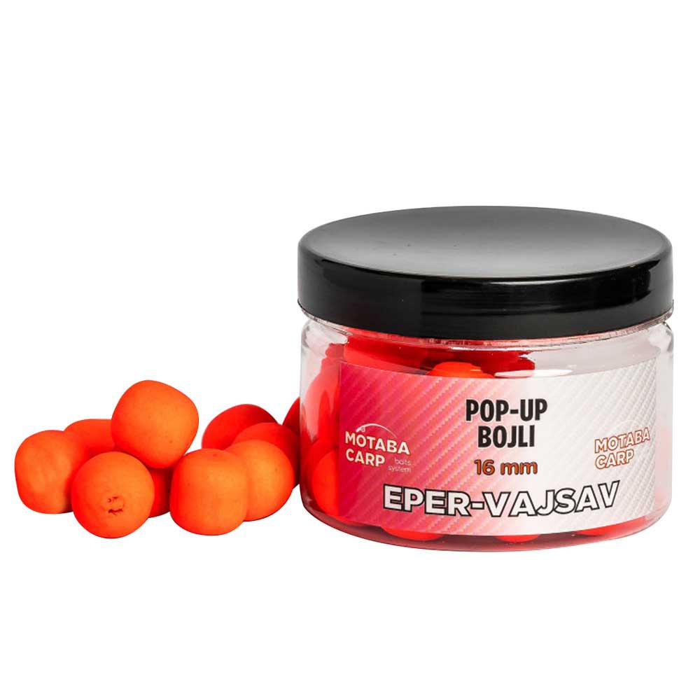 Купить Motaba M9000352 вареный Carp Strawberry&Butyric 60g  Orange 16 mm 7ft.ru в интернет магазине Семь Футов