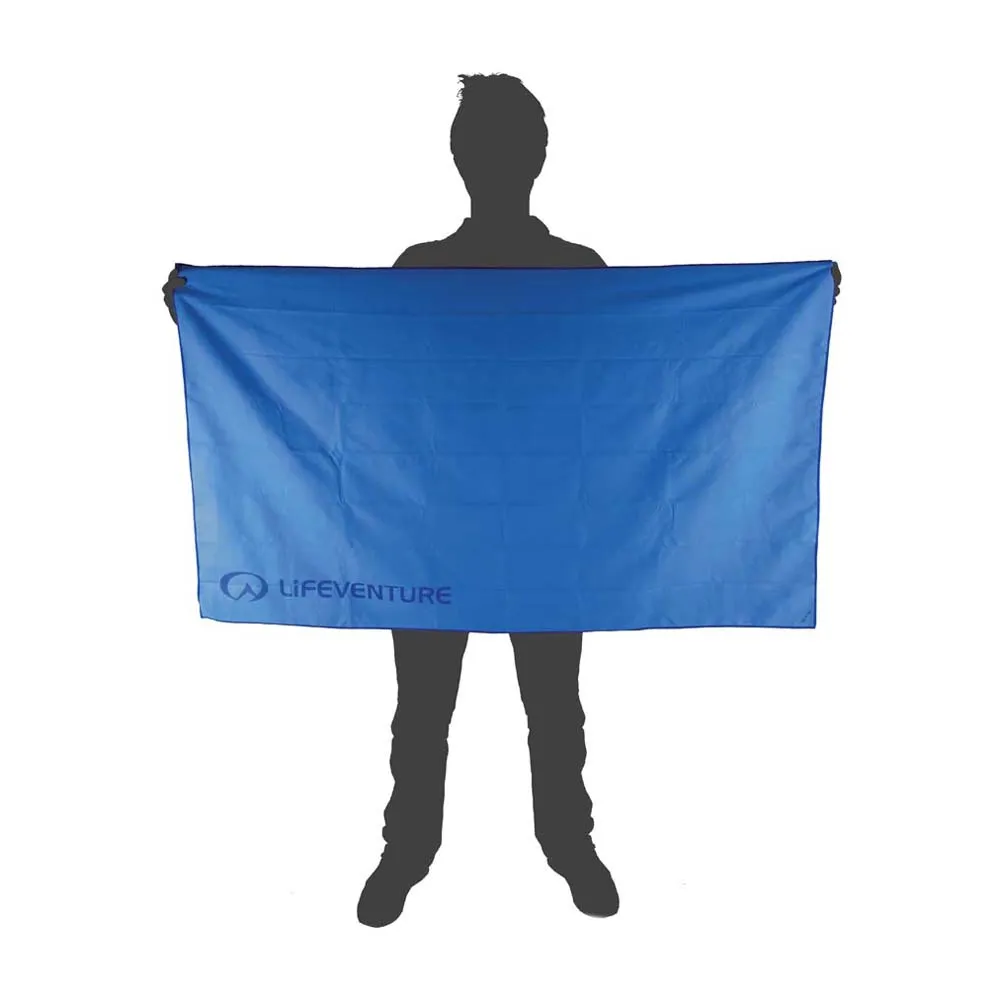 Купить Lifeventure LF63341 полотенце Microfibre X Large Голубой Blue 130 x 75 cm 7ft.ru в интернет магазине Семь Футов