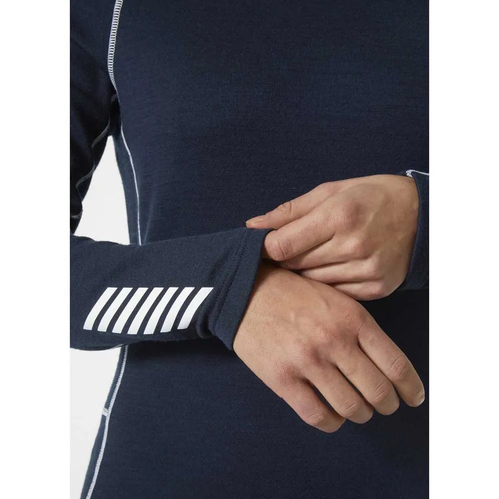 Купить Helly hansen 49378_596-xl Базовый слой с длинным рукавом Lifa Merino Midweight Crew Navy 22x13x5 7ft.ru в интернет магазине Семь Футов