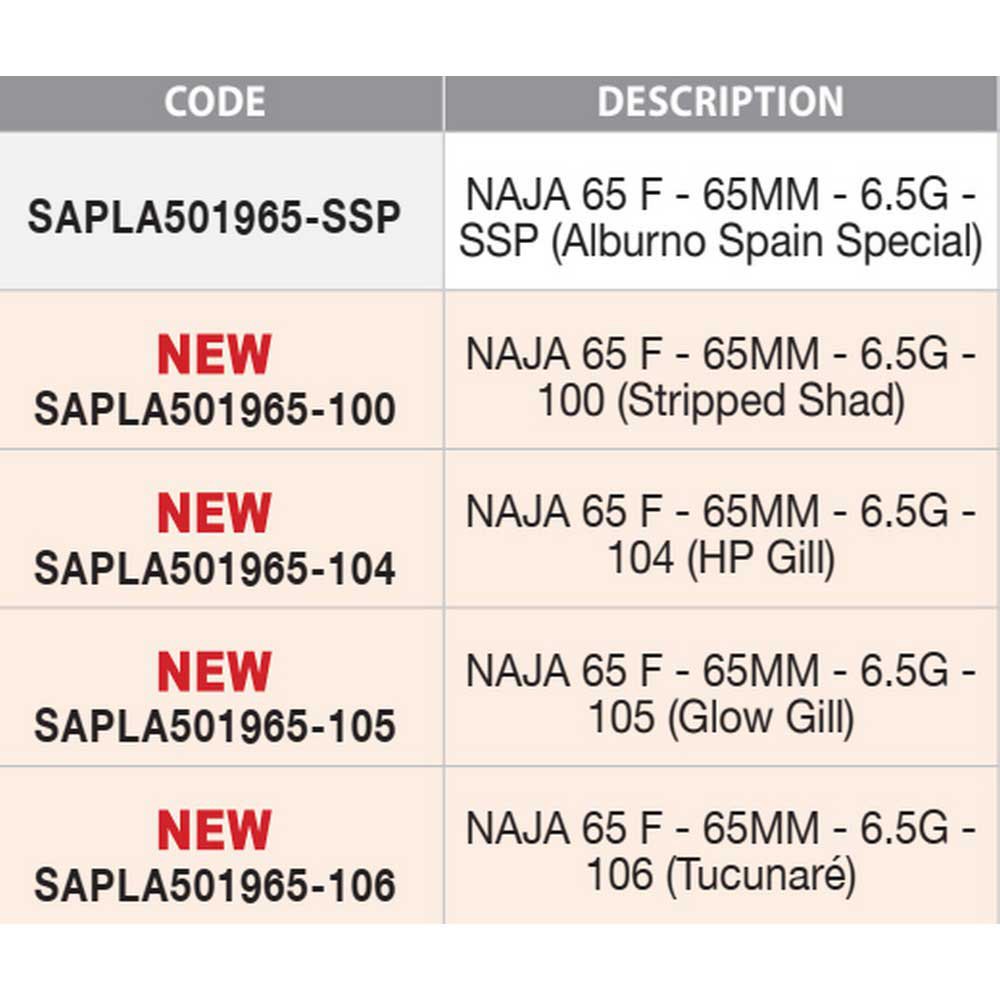 Купить Sakura SAPLA501965-M06 Naja 65F Приманка Topwater 6.5g Многоцветный M06 7ft.ru в интернет магазине Семь Футов