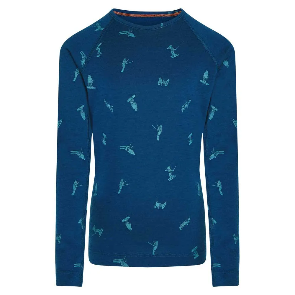 Купить Icebreaker 0a57du0h8/4 Базовый слой с длинным рукавом Merino 200 Oasis Crewe Snow Day Atlantis / Topaz / Aop 30x25x2 3-4 Years 7ft.ru в интернет магазине Семь Футов