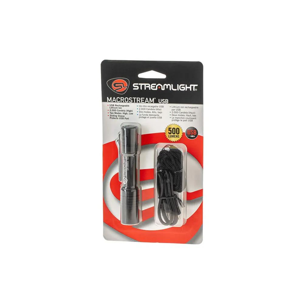 Купить Streamlight 11329906000 Фонарик Macro Stream USB Black 30x20x10 7ft.ru в интернет магазине Семь Футов