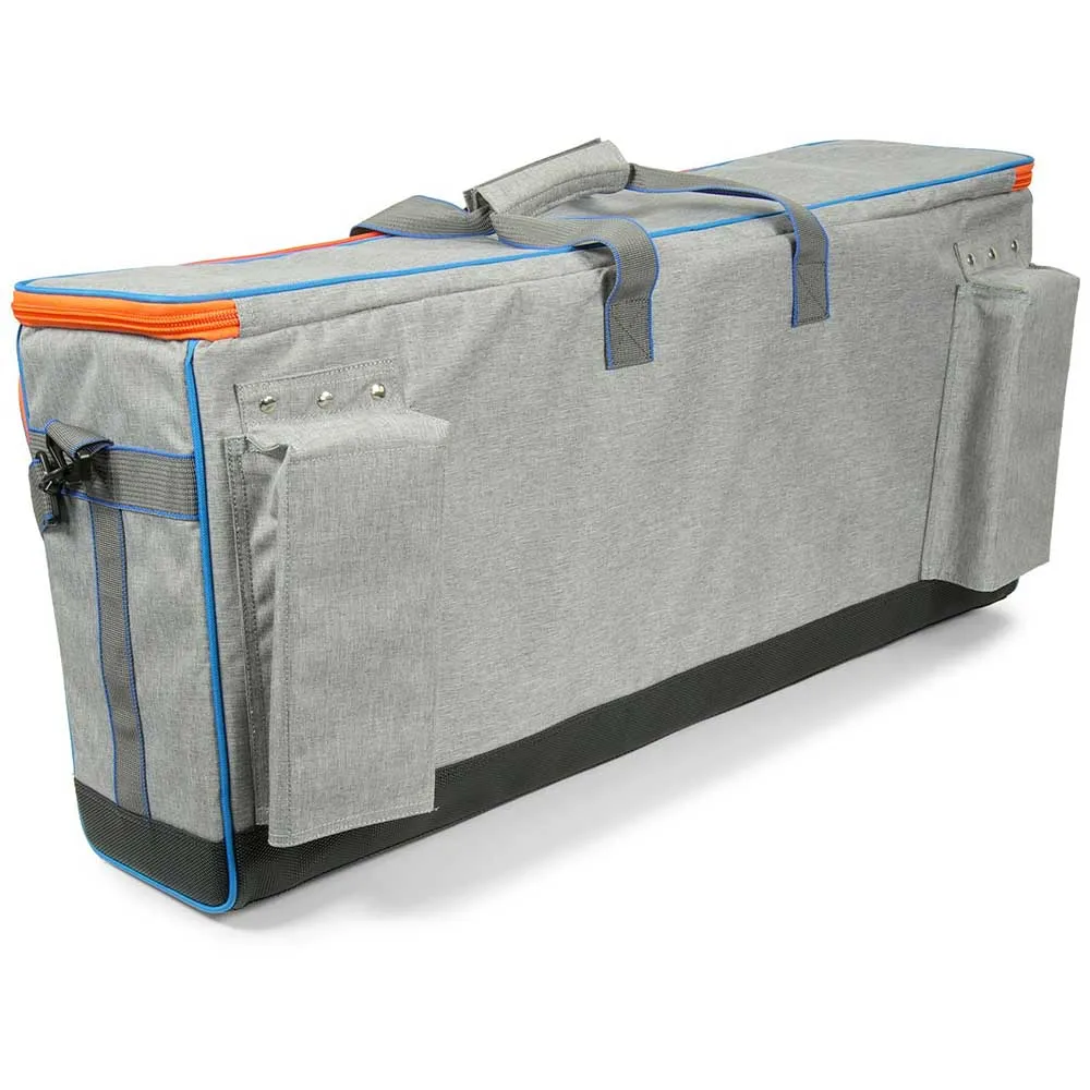 Купить Colmic bo625 Большая сумка Grey Essence Seatbox Oregon 700 Grey / Blue / Orange 55x35x30 82 x 24 x 38 cm 7ft.ru в интернет магазине Семь Футов