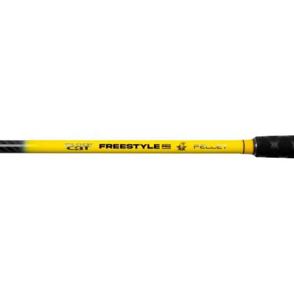 Купить Black cat bo140008 Удилище для сома Freestyle Pro Pellet Black / Yellow 160x10x10 3.2 m 7ft.ru в интернет магазине Семь Футов
