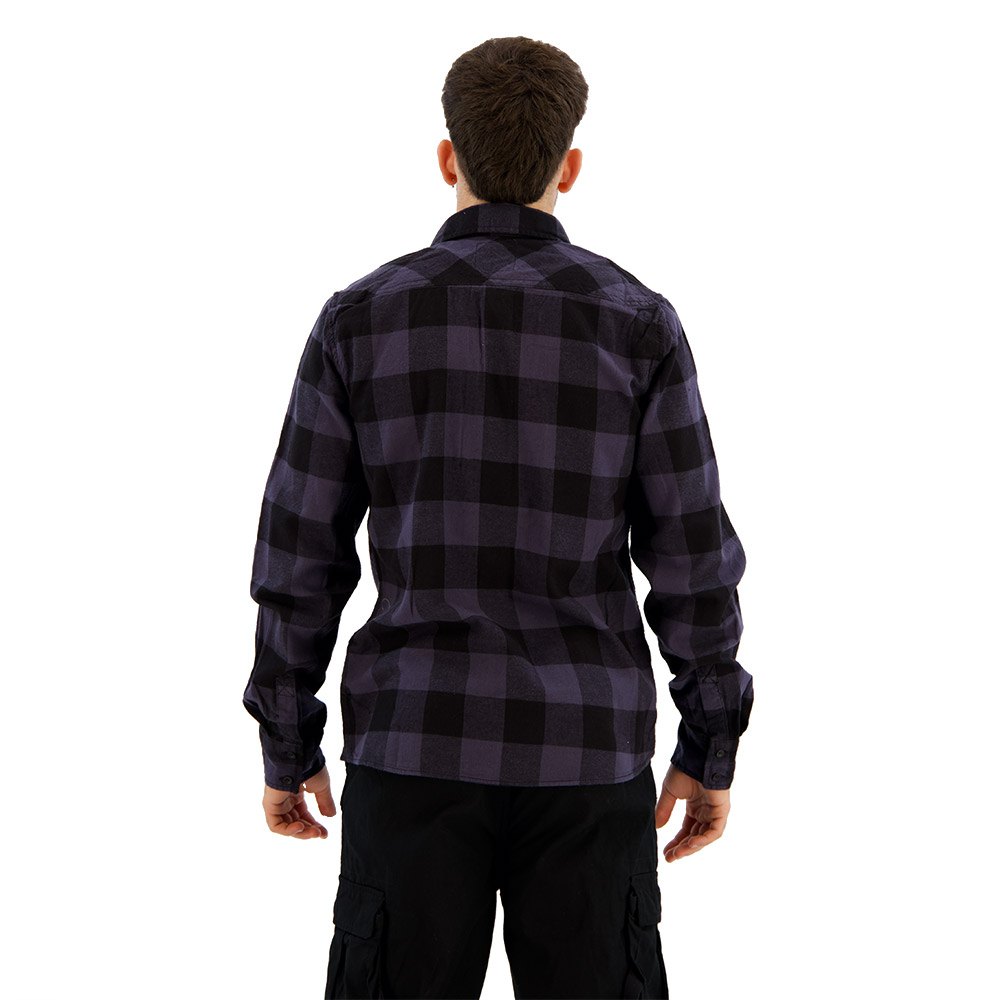 Купить Brandit 4002-28-4XL Рубашка с длинным рукавом Check Серый Black / Grey 4XL 7ft.ru в интернет магазине Семь Футов