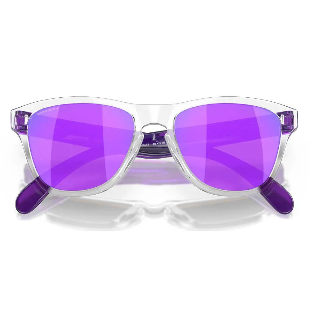 Купить Oakley oj9009-0348 Солнцезащитные очки Frogskins XXS Prizm Clear 25x12x10 Prizm Iridium Violet/CAT3 7ft.ru в интернет магазине Семь Футов