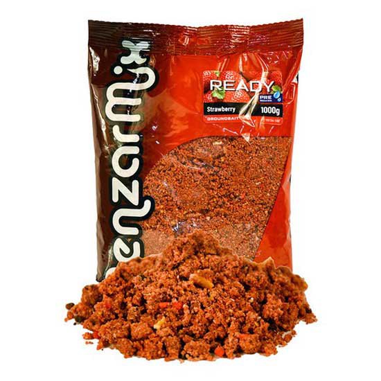 Купить Benzar mix 98136-513 клубничная прикормка Ready Carp 1kg Red / Brown 7ft.ru в интернет магазине Семь Футов