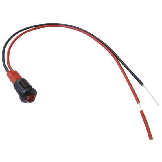 Купить Oem marine ROL250710R Miniature 12V Красный светодиодный контрольный световой кабель Black / Red 7ft.ru в интернет магазине Семь Футов