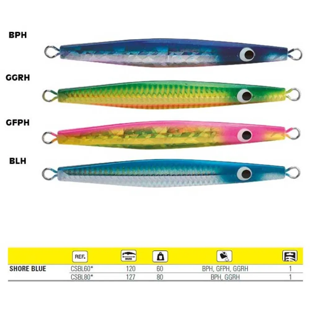 Купить Maria CSBL110BLH Jig Shore Blue 100g  BLH 7ft.ru в интернет магазине Семь Футов