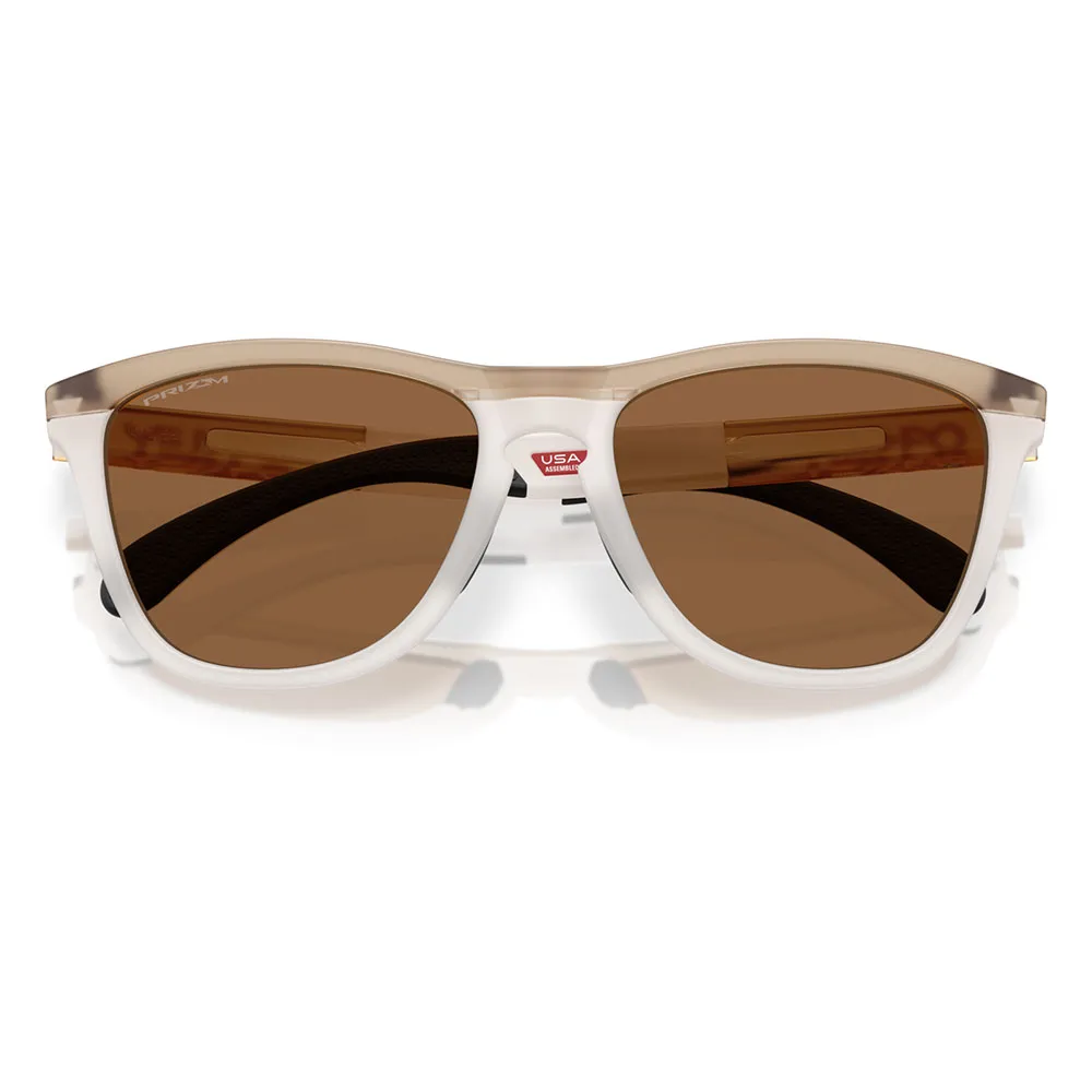 Купить Oakley OO9284-2055 Солнцезащитные очки Frogskins range Бесцветный Matte Sepia / Matte Vapor Prizm Bronze/CAT3 7ft.ru в интернет магазине Семь Футов