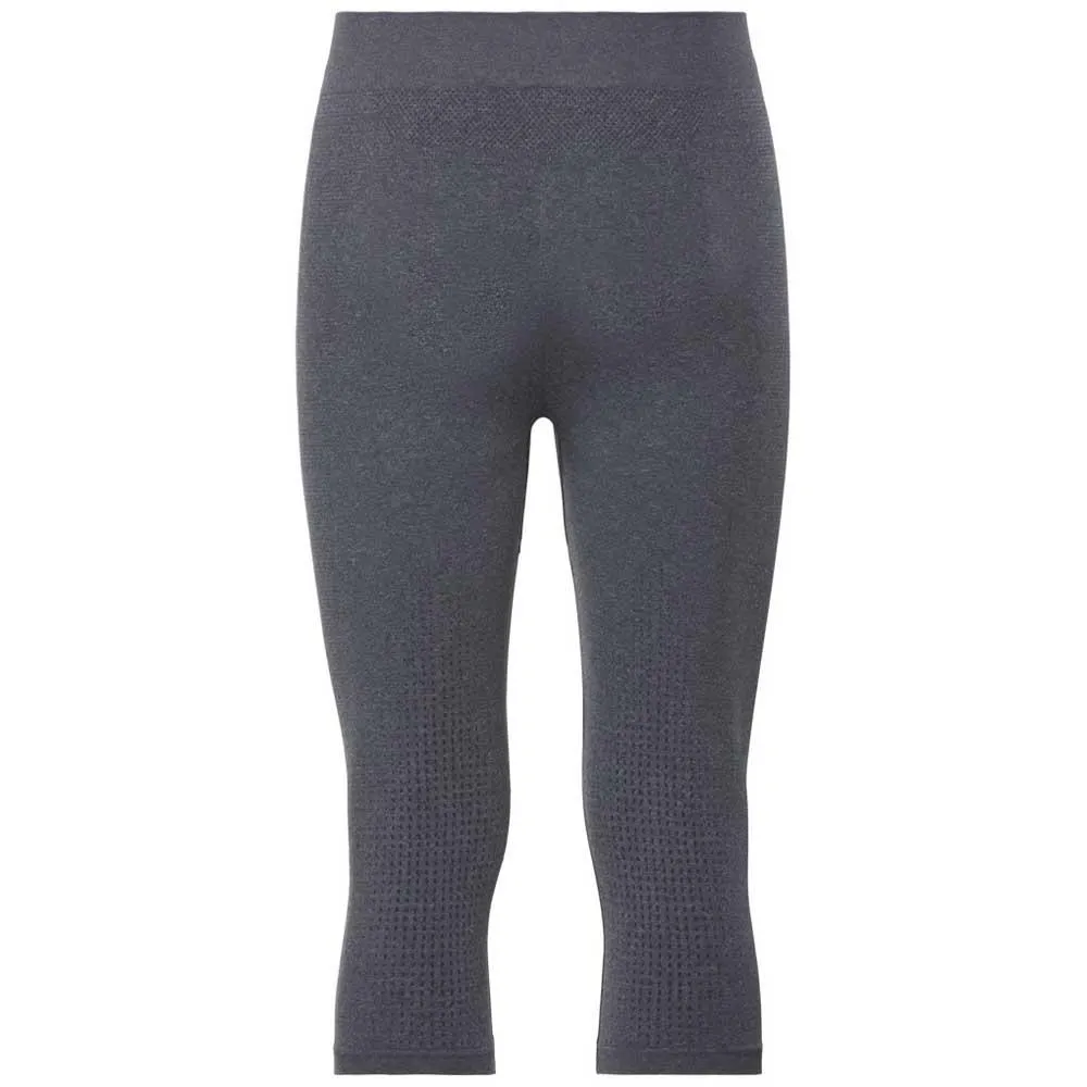 Купить Odlo 188062-15701-S 3/4 базовые штаны Performance Warm Серый Grey Melange / Black S 7ft.ru в интернет магазине Семь Футов