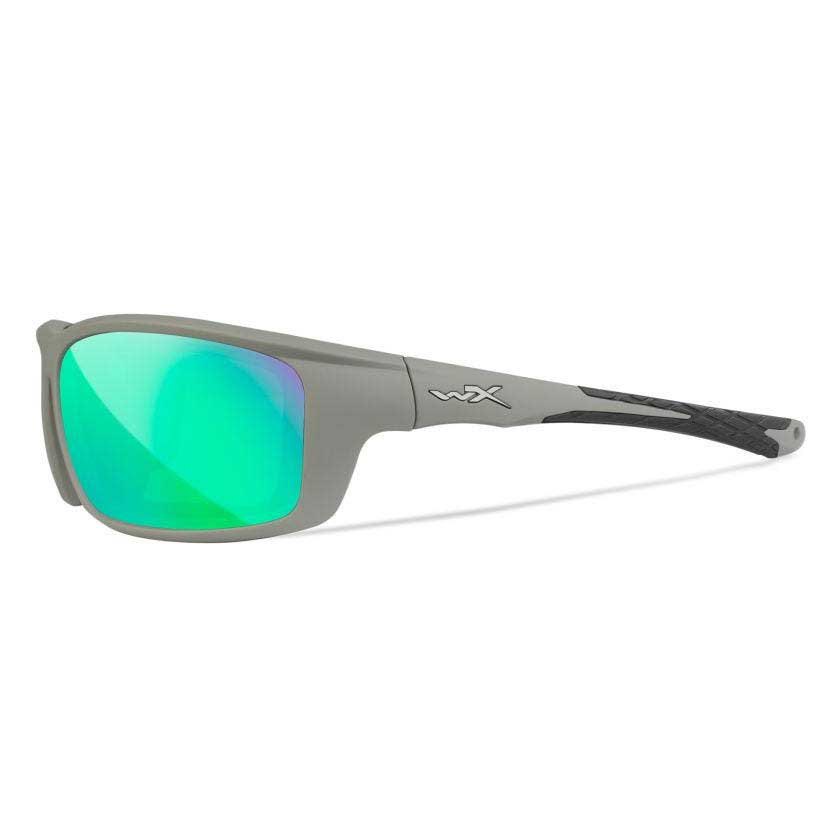 Купить Wiley x CCGRD07-UNIT Защитные очки Поляризованные солнцезащитные очки Grid Green Mirror / Amber / Matte Cool Grey 7ft.ru в интернет магазине Семь Футов