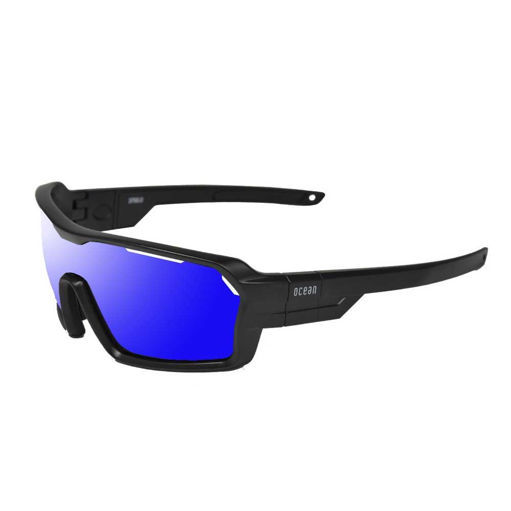 Купить Ocean sunglasses 3701.1X поляризованные солнцезащитные очки Chameleon Shinny Black Blue Strap/CAT3 7ft.ru в интернет магазине Семь Футов